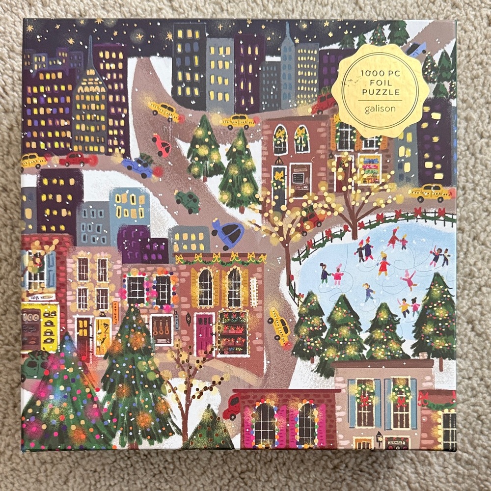Galison Cityscape 1000-Piece Foil Puzzle